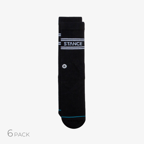 STANCE SOCKS BASIC CREW 6 PACK