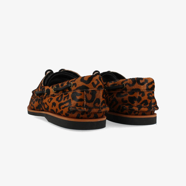 TIMBERLAND CLASSIC 2EYE BOAT SHOE WACKO MARIA BROWN LEOPARD