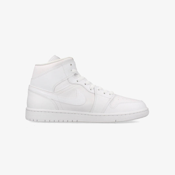 NIKE WMNS AIR JORDAN 1 MID WHITE/WHITE/WHITE