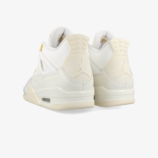 NIKE WMNS AIR JORDAN 4 RETRO SAIL/METALLIC GOLD/BLACK