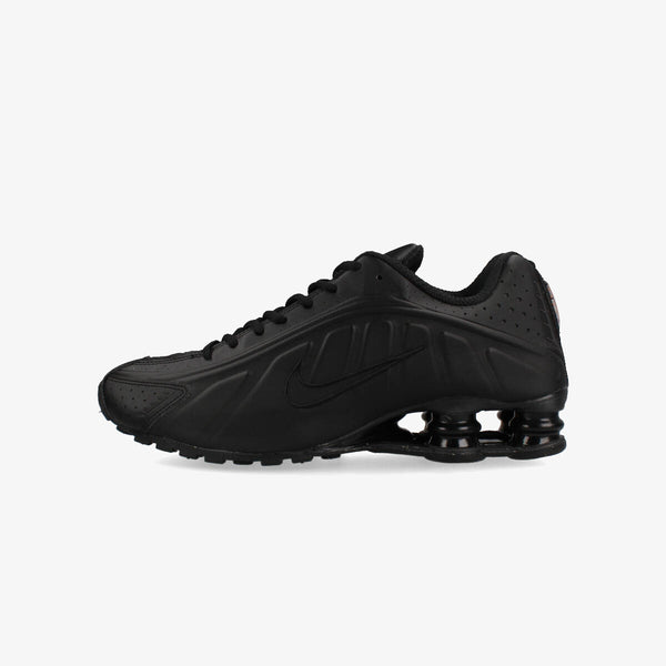 NIKE WMNS SHOX R4 BLACK/BLACK/BLACK/MAX ORANGE