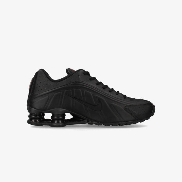 NIKE WMNS SHOX R4 BLACK/BLACK/BLACK/MAX ORANGE