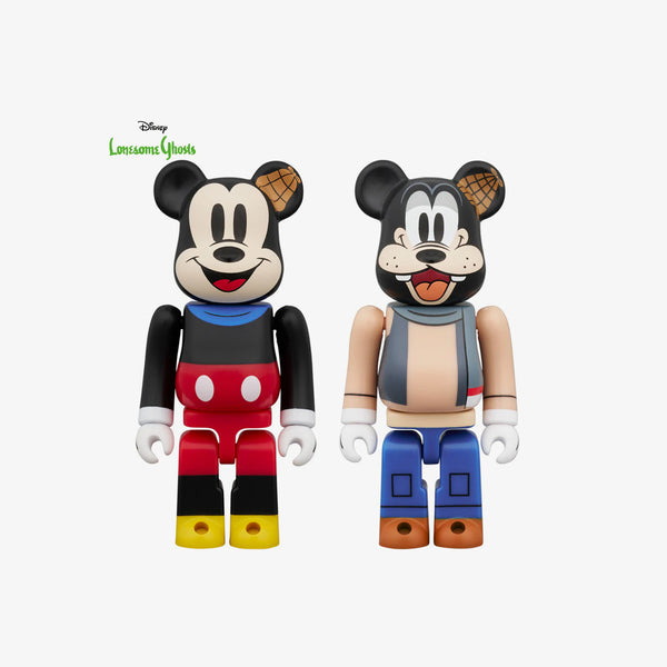 MEDICOM TOY BE＠RBRICK MICKEY MOUSE & GOOFY 【LONESOME GHOSTS VER.】 2PCS SET