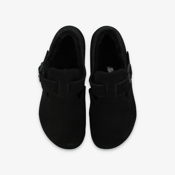 BIRKENSTOCK LONDON SUEDE SHEARLING 【REGULAR】 BLACK