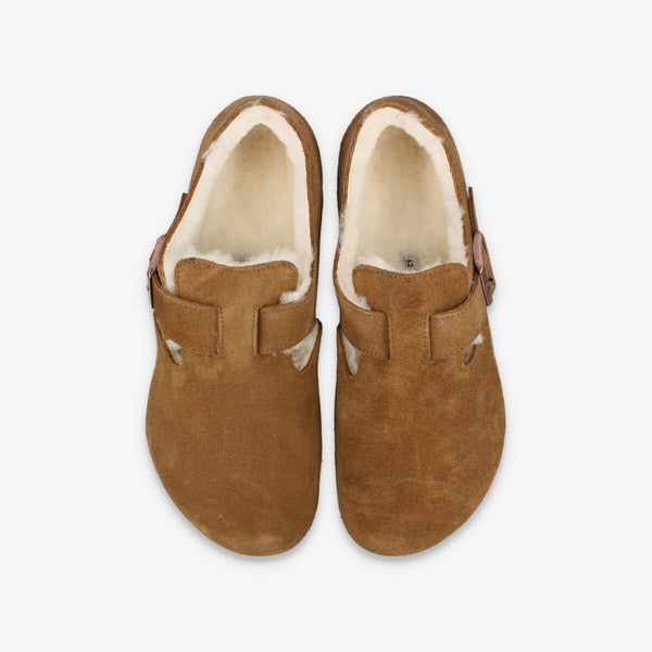 BIRKENSTOCK LONDON SUEDE SHEARLING 【REGULAR】 TEA