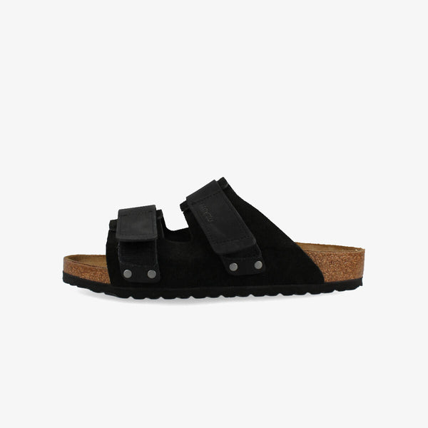 BIRKENSTOCK UJI NUBUCK SUEDE LEATHER 【REGULAR】 BLACK