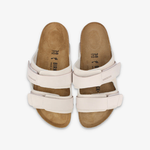 BIRKENSTOCK UJI NUBUCK SUEDE LEATHER 【NARROW】 ANTIQUE WHITE