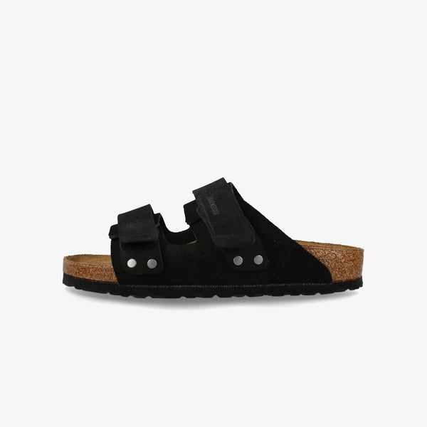 BIRKENSTOCK UJI NUBUCK SUEDE LEATHER 【NARROW】 BLACK