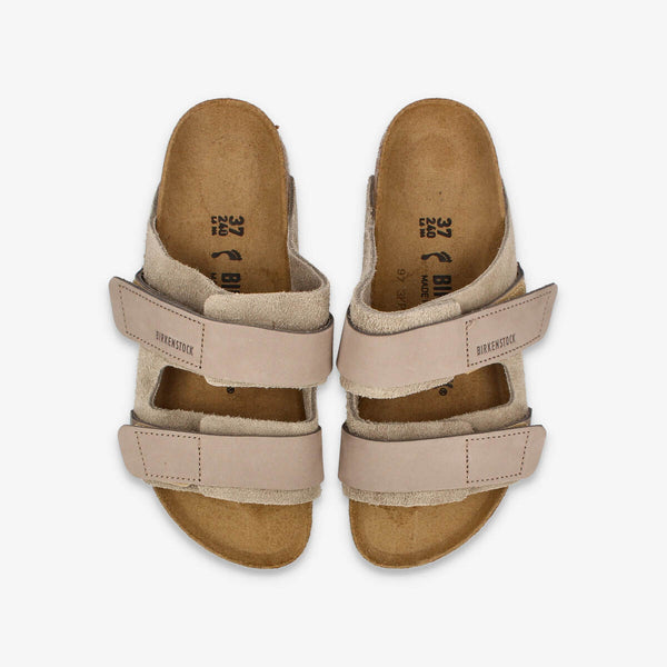 BIRKENSTOCK UJI NUBUCK SUEDE LEATHER 【NARROW】 TAUPE