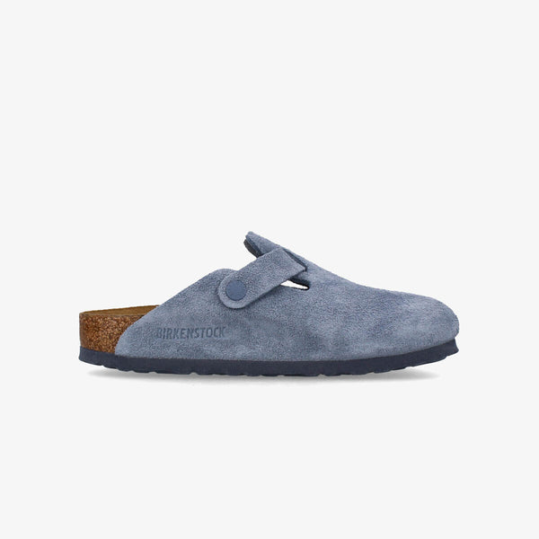 BIRKENSTOCK BOSTON SUEDE LEATHER 【NARROW】 ELEMENTAL BLUE