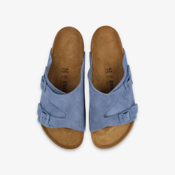 BIRKENSTOCK ZURICH SUEDE LEATHER 【REGULAR】 ELEMENTAL BLUE