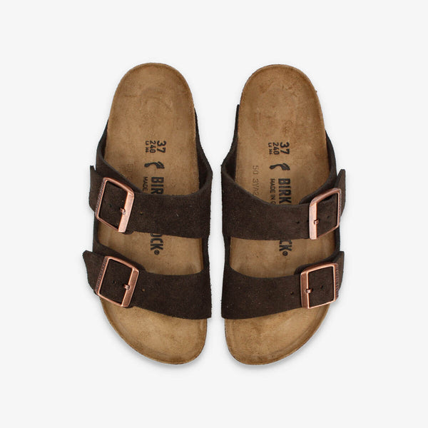 BIRKENSTOCK ARIZONA SUEDE LEATHER 【NARROW】 MOCCA