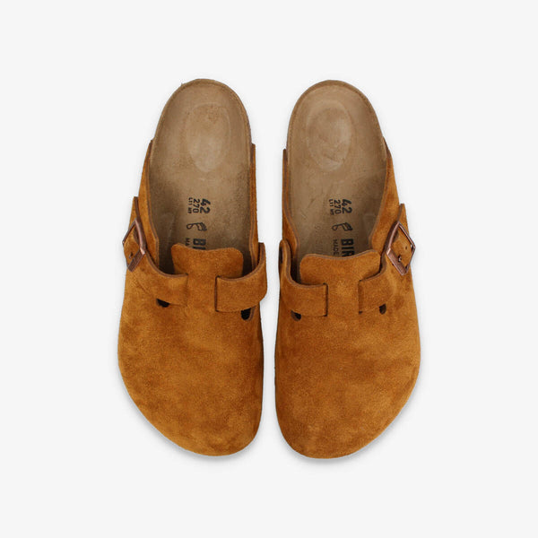 BIRKENSTOCK BOSTON SUEDE LEATHER 【REGULAR】 MINK