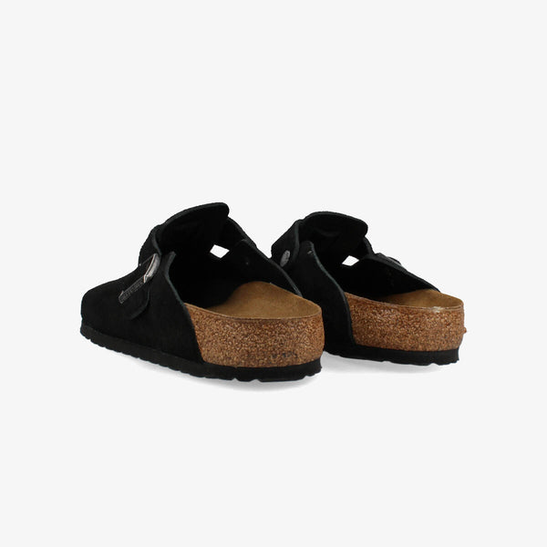 BIRKENSTOCK BOSTON SUEDE LEATHER 【REGULAR】 BLACK