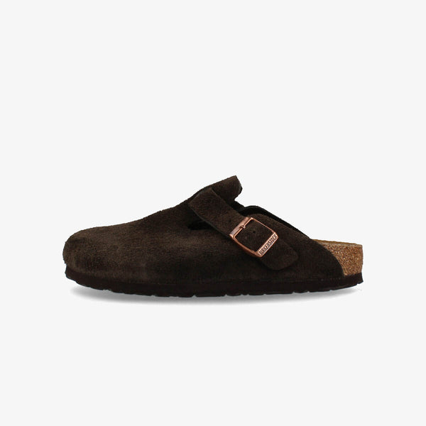 BIRKENSTOCK BOSTON SUEDE LEATHER 【NARROW】 MOCCA