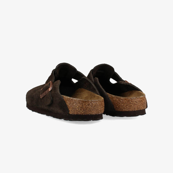 BIRKENSTOCK BOSTON SUEDE LEATHER 【NARROW】 MOCCA