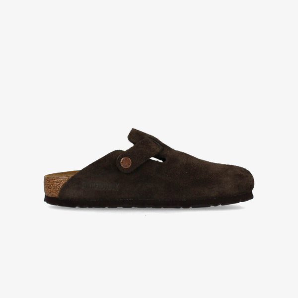 BIRKENSTOCK BOSTON SUEDE LEATHER 【NARROW】 MOCCA