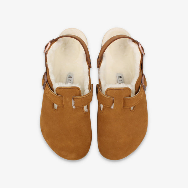 BIRKENSTOCK TOKIO SHEARLING SUEDE LEATHER 【REGULAR】 MINK