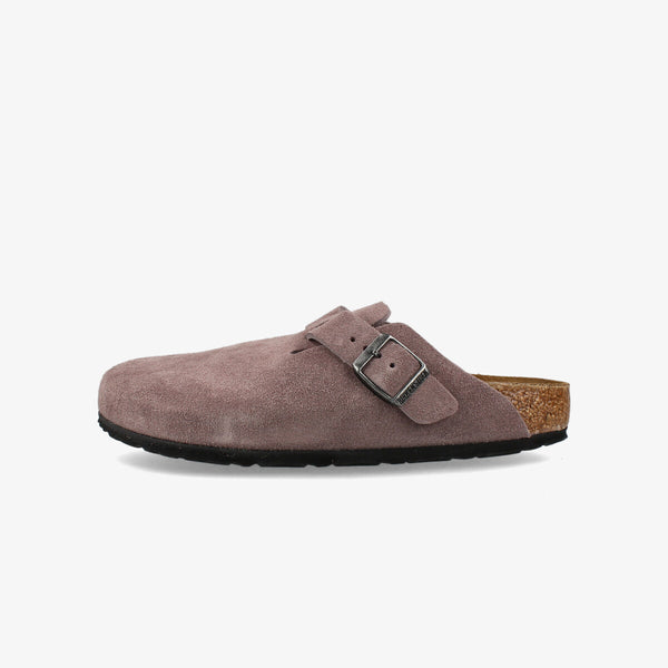 BIRKENSTOCK BOSTON SUEDE LEATHER 【NARROW】 FADED PURPLE