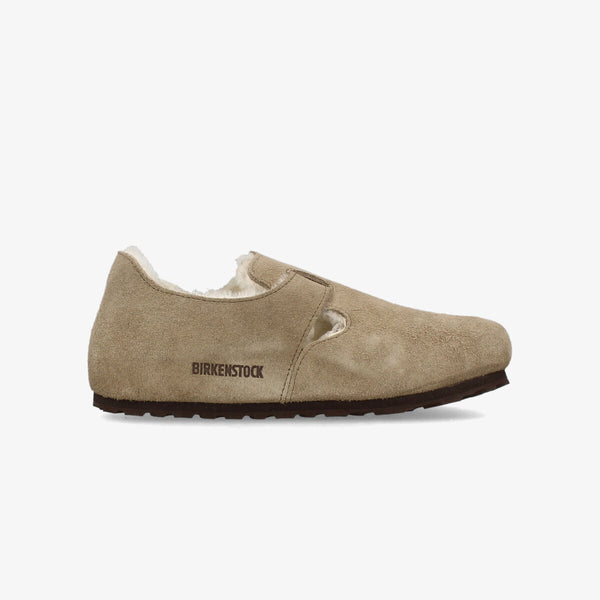 BIRKENSTOCK LONDON SHEARLING SUEDE LEATHER 【NARROW】 TAUPE