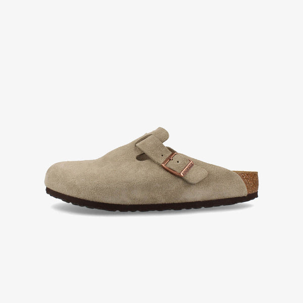 BIRKENSTOCK BOSTON SUEDE LEATHER 【REGULAR】 TAUPE