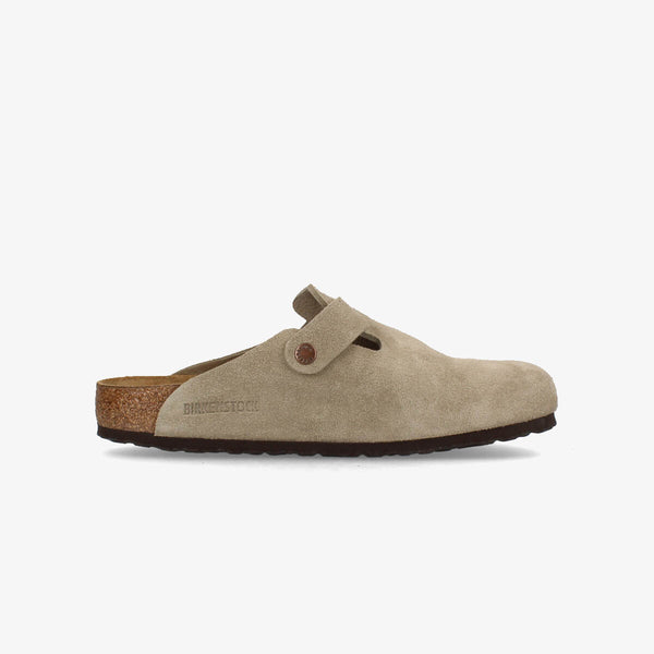 BIRKENSTOCK BOSTON SUEDE LEATHER 【REGULAR】 TAUPE