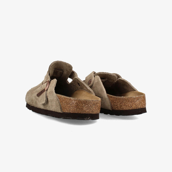 BIRKENSTOCK BOSTON SUEDE LEATHER 【NARROW】 TAUPE