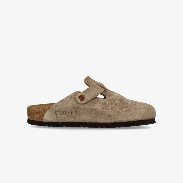 BIRKENSTOCK BOSTON SUEDE LEATHER 【NARROW】 TAUPE