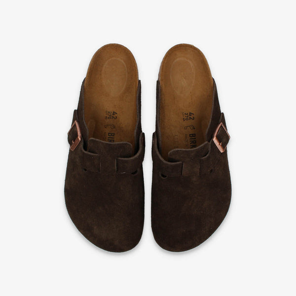 BIRKENSTOCK BOSTON SUEDE LEATHER 【REGULAR】 MOCCA