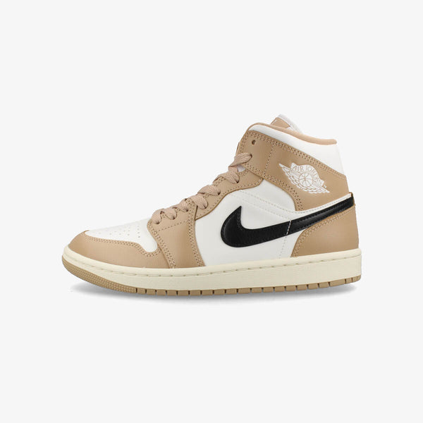 NIKE WMNS AIR JORDAN 1 MID SAIL/BLACK/DESERT