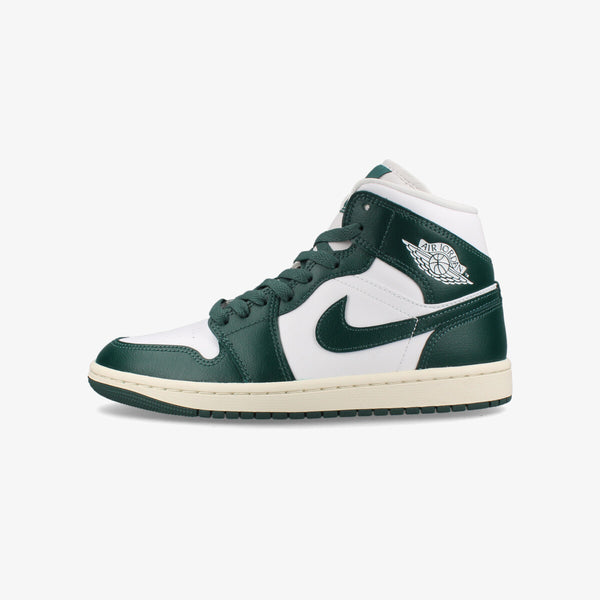 NIKE WMNS AIR JORDAN 1 MID WHITE/OXIDIZED GREEN/SAIL