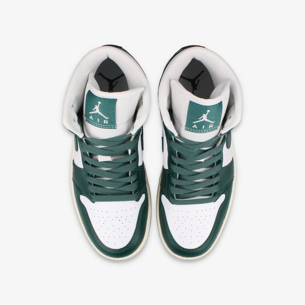 NIKE WMNS AIR JORDAN 1 MID WHITE/OXIDIZED GREEN/SAIL