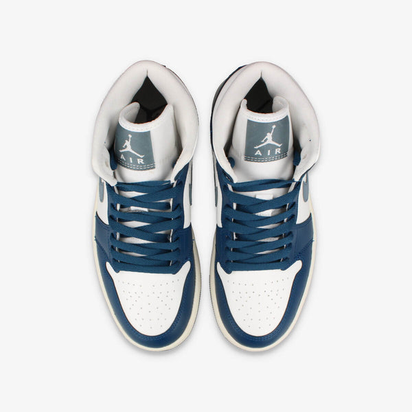 NIKE WMNS AIR JORDAN 1 MID FRENCH BLUE/OZONE BLUE/SAIL