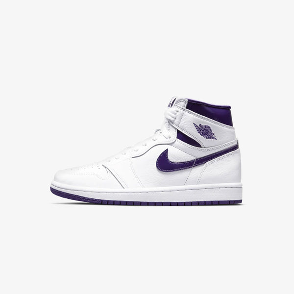 NIKE WMNS AIR JORDAN 1 RETRO HIGH OG WHITE/COURT PURPLE