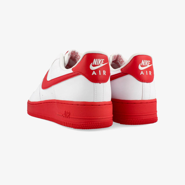 NIKE AIR FORCE 1 '07 WHITE/UNIVERSITY RED/WHITE