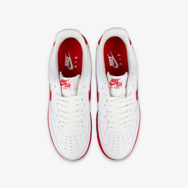 NIKE AIR FORCE 1 '07 WHITE/UNIVERSITY RED/WHITE