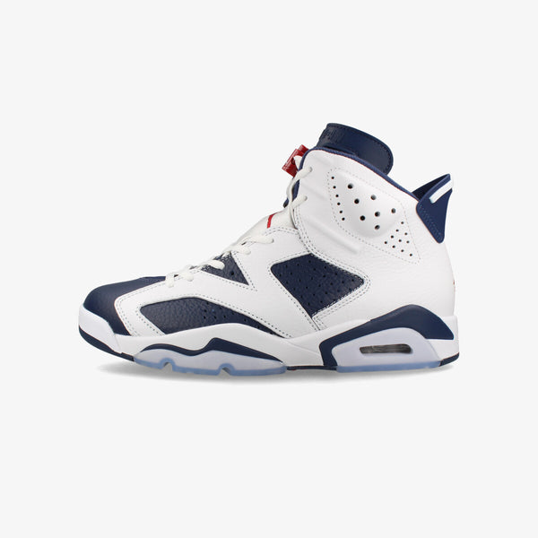 NIKE AIR JORDAN 6 RETRO 【OLYMPIC】 WHITE/VARSITY RED-MIDNIGHT NAVY