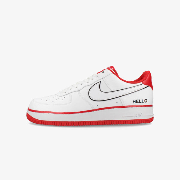 NIKE AIR FORCE 1 LOW '07 LX 【HELLO】 WHITE/UNIVERSITY RED/BLACK