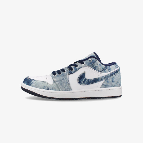 NIKE AIR JORDAN 1 LOW SE 【WASHED DENIM】 WHITE/WHITE/MIDNIGHT NAVY