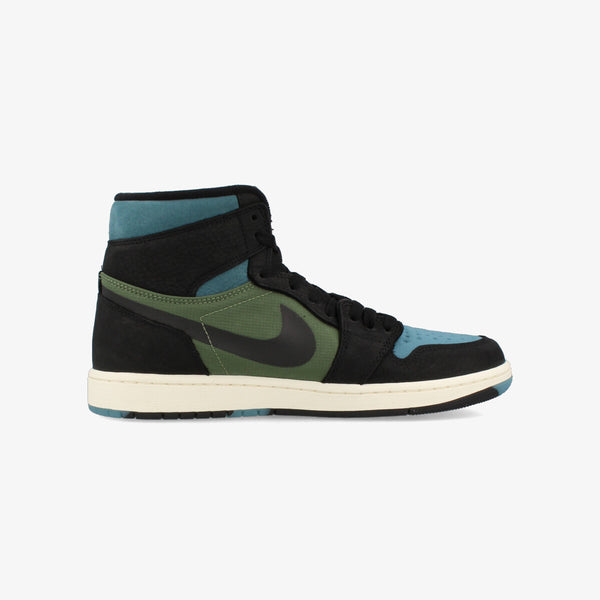 NIKE AIR JORDAN 1 ELEMENT GORE-TEX BLACK/SKY J LT OLIVE/BRIGHT MANDARIN