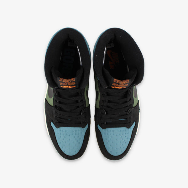 NIKE AIR JORDAN 1 ELEMENT GORE-TEX BLACK/SKY J LT OLIVE/BRIGHT MANDARIN