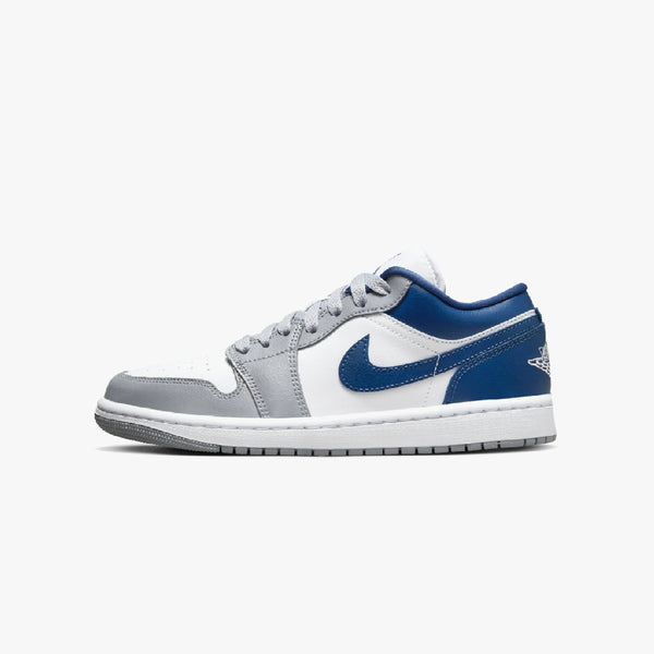 NIKE WMNS AIR JORDAN 1 LOW STEALTH/FRENCH BLUE/WHITE