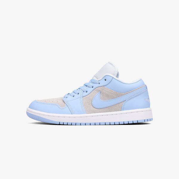 NIKE WMNS AIR JORDAN 1 LOW FOOTBALL GREY/ALUMINUM/WHITE