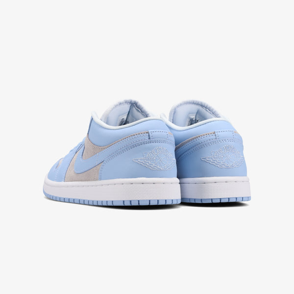 NIKE WMNS AIR JORDAN 1 LOW FOOTBALL GREY/ALUMINUM/WHITE