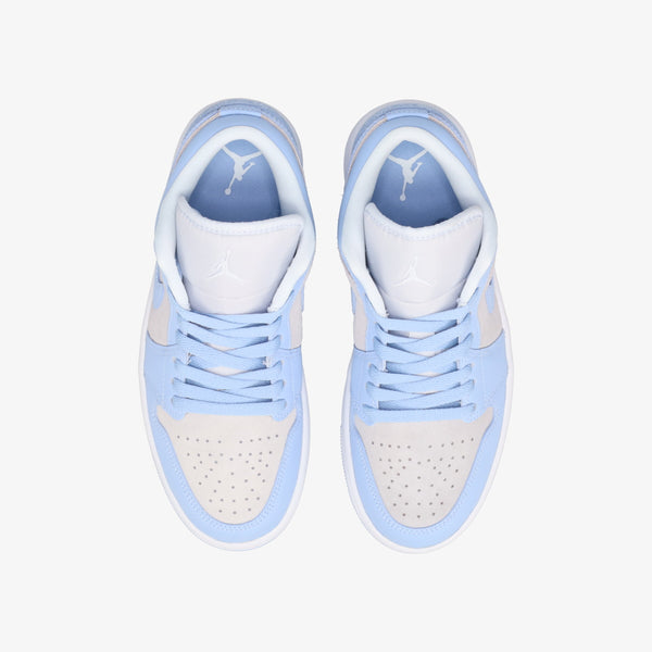 NIKE WMNS AIR JORDAN 1 LOW FOOTBALL GREY/ALUMINUM/WHITE