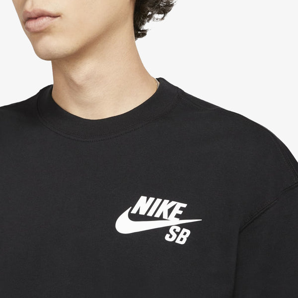 NIKE SB LOGO S/S TEE BLACK/WHITE