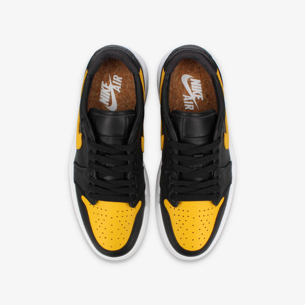 NIKE WMNS AIR JORDAN 1 ELEVATE LOW BLACK/YELLOW OCHRE/WHITE