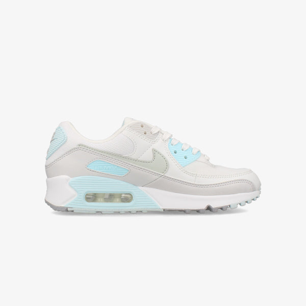 NIKE WMNS AIR MAX 90 WHITE/GLACIER BLUE/WOLF GREY/LIGHT SILVER