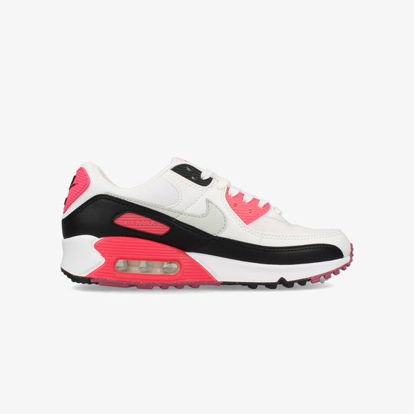 NIKE WMNS AIR MAX 90 WHITE/LIGHT SILVER/ASTER PINK/BLACK