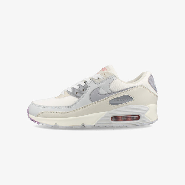 NIKE WMNS AIR MAX 90 SUMMIT WHITE/ WOLF GREY/BEYOND PINK